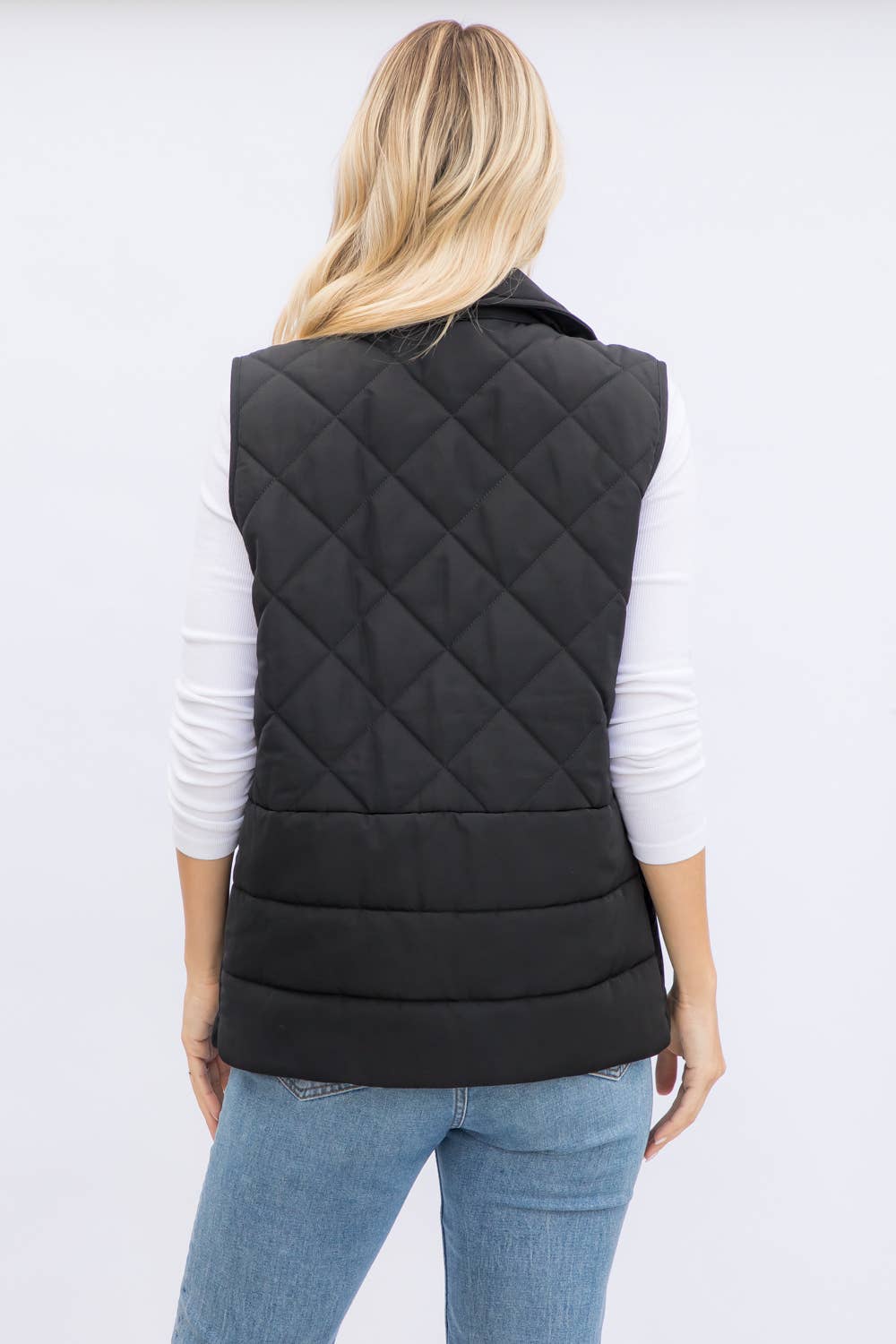 Western Ride On Right On Quilted Vest